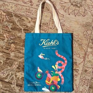 KIEHL'S Janine Rewell Limited Edition Tote Bag Art